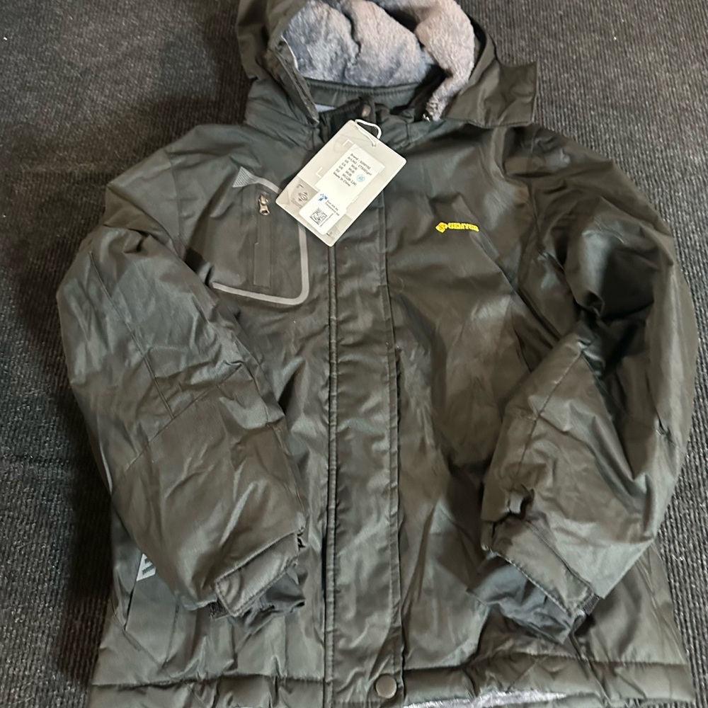 Girls waterproof ski snow jacket windproof winter jacket with hood
